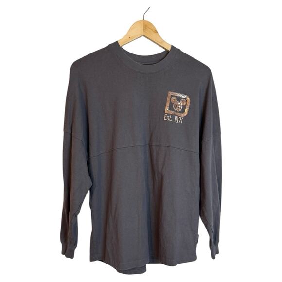 Walt Disney World Size Medium Briar Rose Gold Sequin Pink Gray Spirit Jersey - Picture 2 of 8